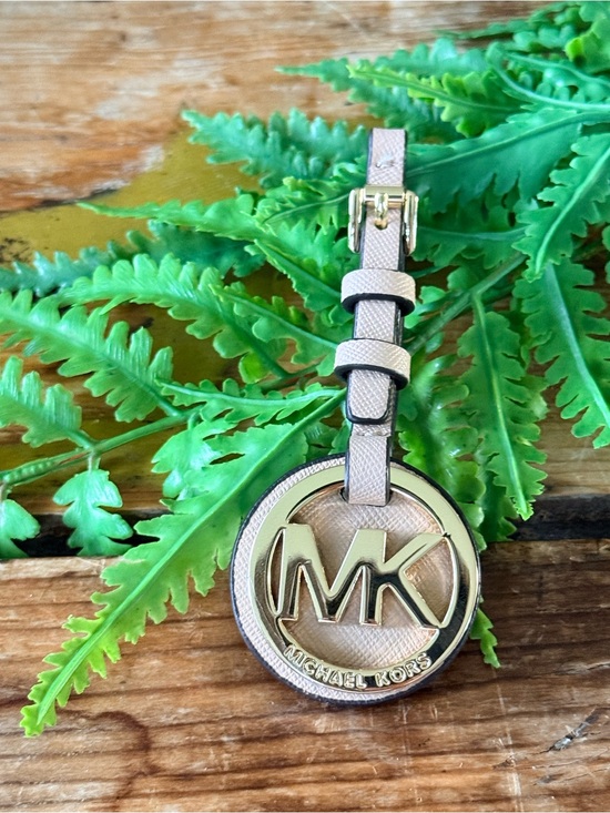 Michael Kors Handbags - Michael Kors Tan MK Logo Bag Charm